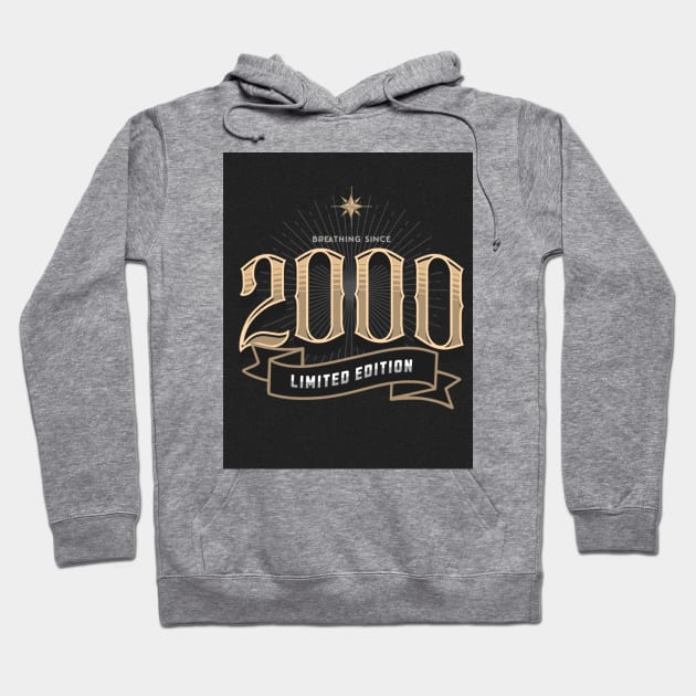 Birth Year 2000 Hoodie by TheSoldierOfFortune